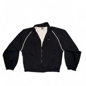 Vintage Reebok Black Windbreaker Jacket
